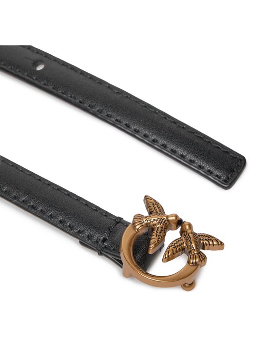 PINKO Pinko Pasek na talię Love Berry H1 Belt PE 24 PLT01 102148 A0F1 Czarny