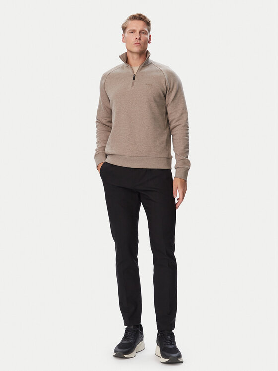 BOSS BOSS Mikina Sweat 50565306 Hnedá Regular Fit