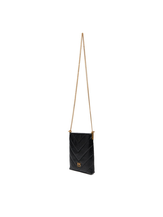 PINKO PINKO Handtasche Flat Satchel AI 25-26 PCPL 105352 A2W2 Schwarz
