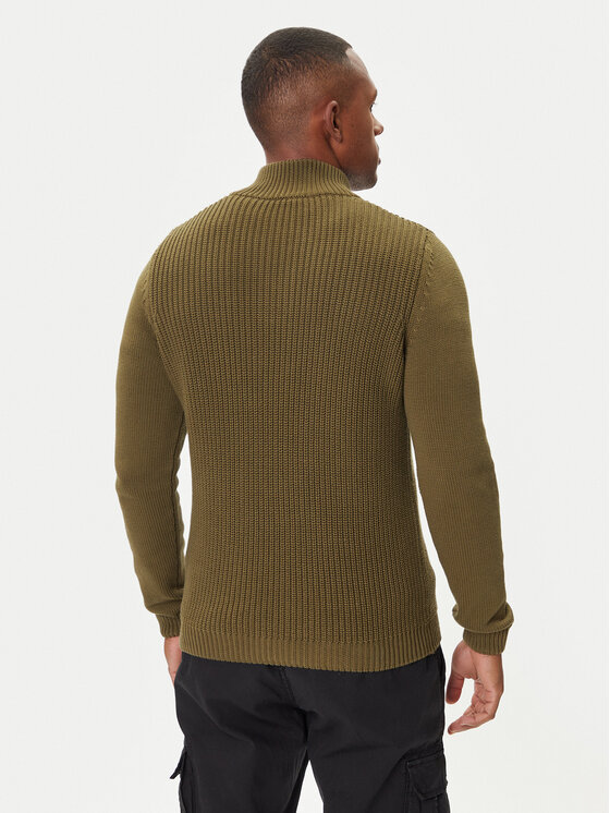 Aeronautica Militare Aeronautica Militare Džemper 252MA1572UL00409 Zelena Slim Fit