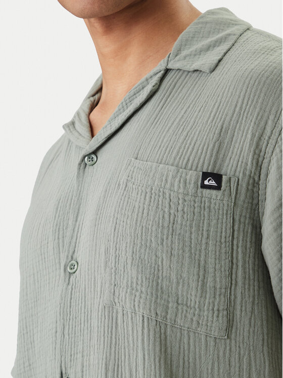 Quiksilver Quiksilver Πουκάμισο W126-QSMST-1009 Πράσινο Regular Fit