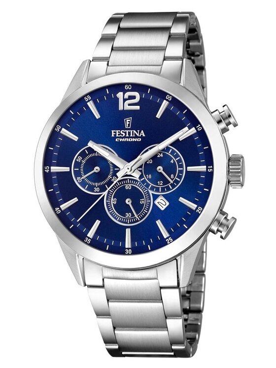 Festina Festina Zegarek F20343/7 Srebrny
