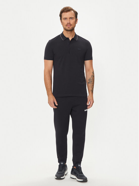 BOSS Boss Polo majica Paule 4 50506195 Mornarsko modra Slim Fit