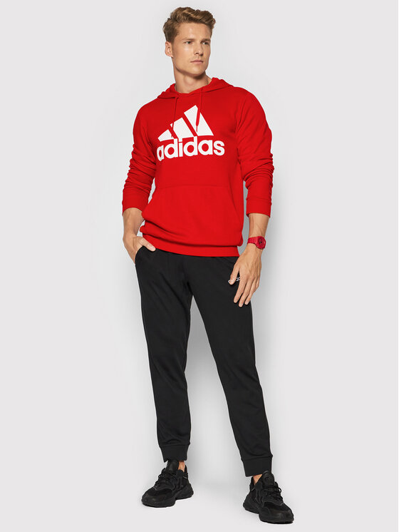 adidas Džemperis Essentials Big Logo GV0249 Raudona Regular Fit • Modivo.lt