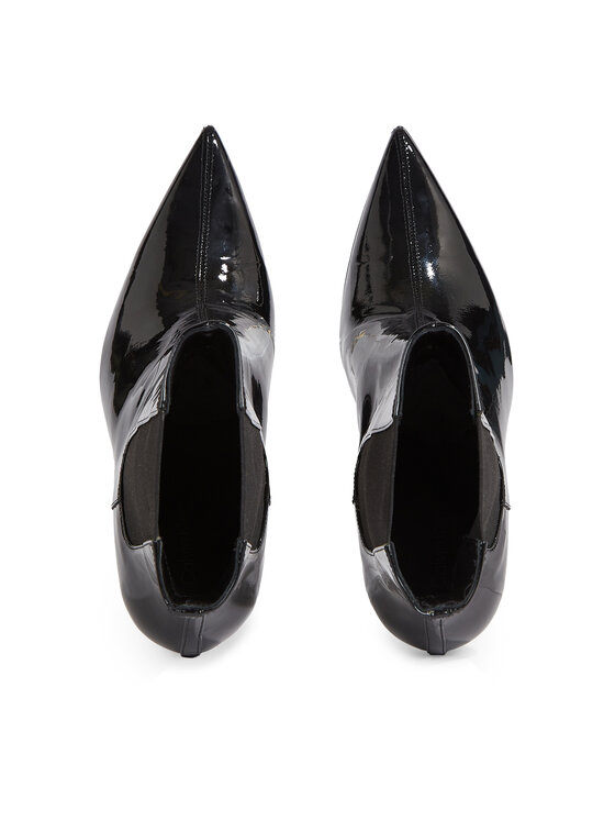 Calvin Klein Calvin Klein Botki Geo Stiletto Chelsea Boot 90-Pat HW0HW01809 Czarny