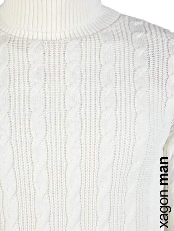 Xagon Xagon Sweter A2108 1J 0712 Écru Regular Fit