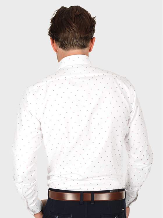 Evenemen Evenemen Koszula STAMPA K76558 Biały Slim Fit