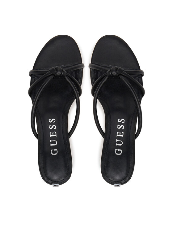 Guess Guess Klapki FLJGARLEA03 Czarny
