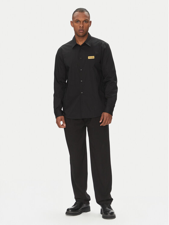Versace Jeans Couture Versace Jeans Couture Košulja 78GALYR1 Crna Slim Fit