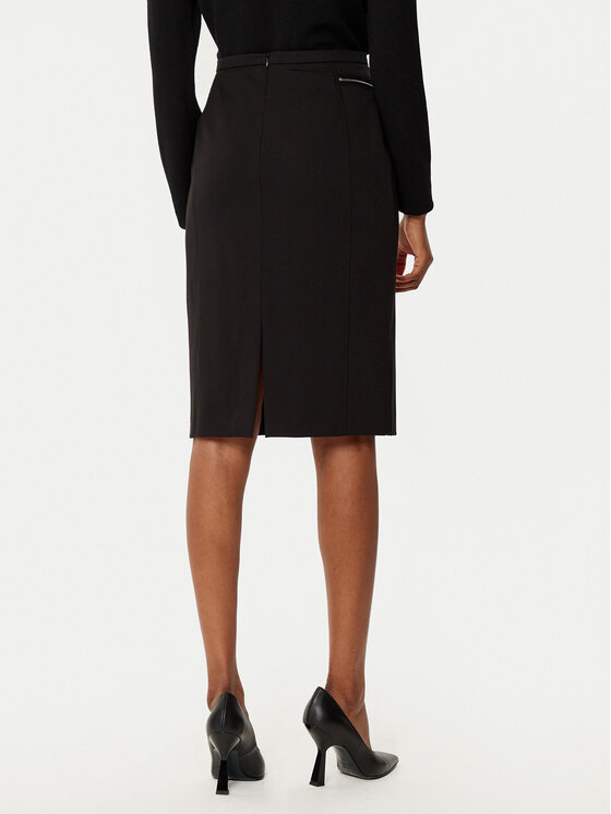 BOSS BOSS Spódnica ołówkowa Volmar 50533419 Czarny Regular Fit