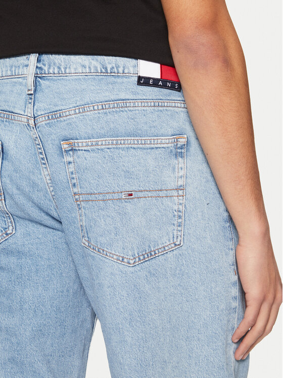 Tommy Jeans Tommy Jeans Blugi Jaimie DM0DM21168 Albastru Relaxed Fit