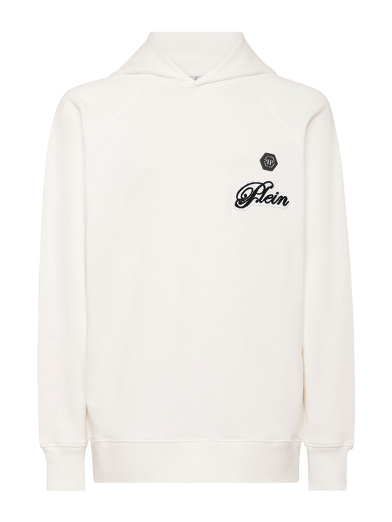 PHILIPP PLEIN PHILIPP PLEIN Bluza 26937 Biały Regular Fit
