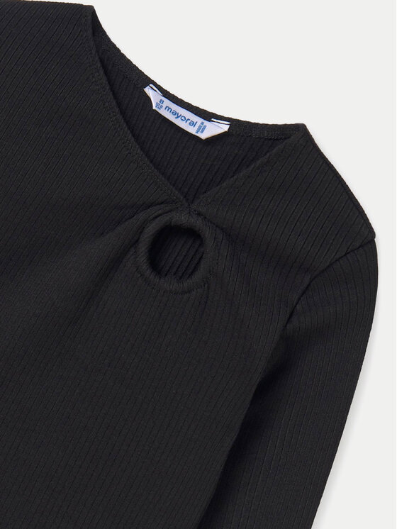 Mayoral Mayoral Bluse 7011 Schwarz Regular Fit