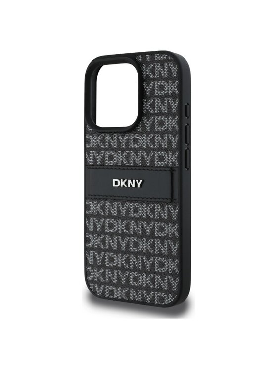 DKNY DKNY Etui na telefon Texture Pattern Tonal Stripe Czarny