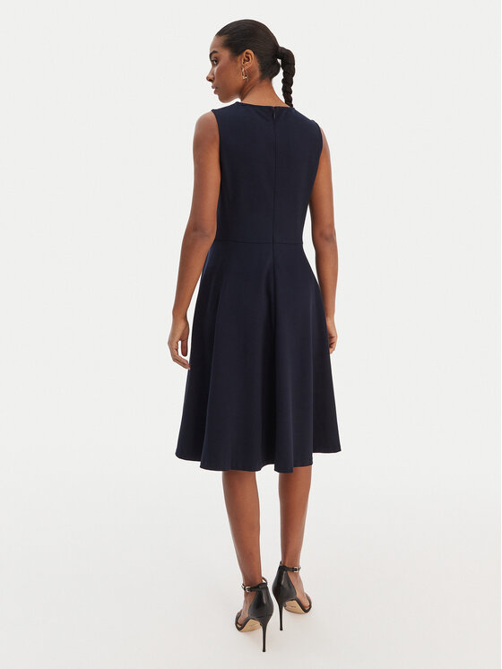 LAUREN RALPH LAUREN LAUREN RALPH LAUREN Sukienka koktajlowa 200980935003 Granatowy Slim Fit