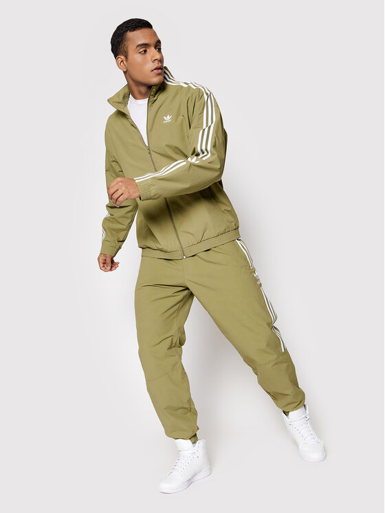 adidas Ãbergangsjacke adicolor Classics Lock-Up Trefoil Track H41390 GrÃ¼n Loose Fit â¢ Modivo.at
