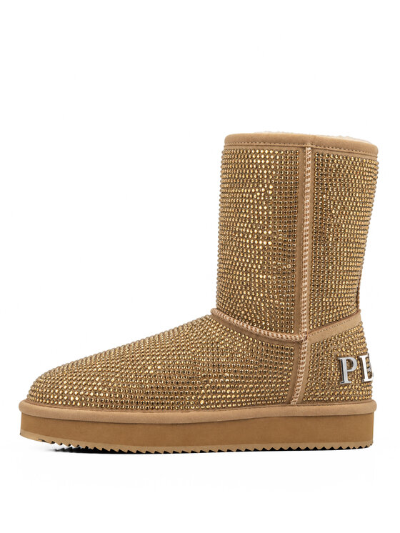 PHILIPP PLEIN PHILIPP PLEIN Kotníková obuv s elastickým prvkem 31824 Béžová