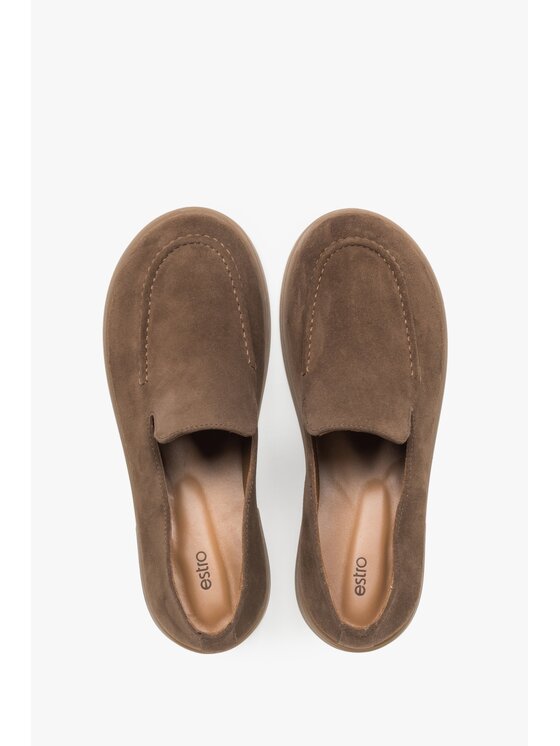 Estro Estro Μοκασίνια ER00119353 Καφέ