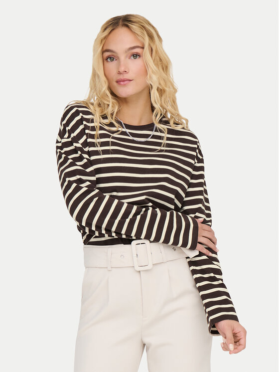 ONLY ONLY Blusa New Soph 15337134 Marrone Regular Fit