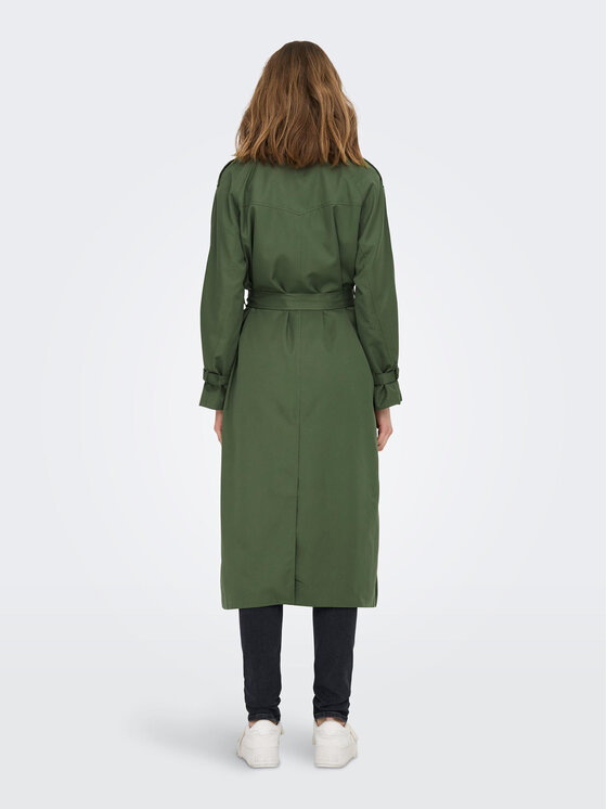 ONLY ONLY Тренч Chloe 15242306 Зелений Regular Fit