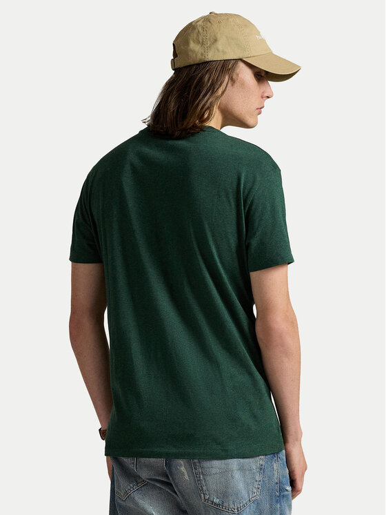 Polo Ralph Lauren Polo Ralph Lauren Majica 710671438460 Zelena Custom Slim Fit