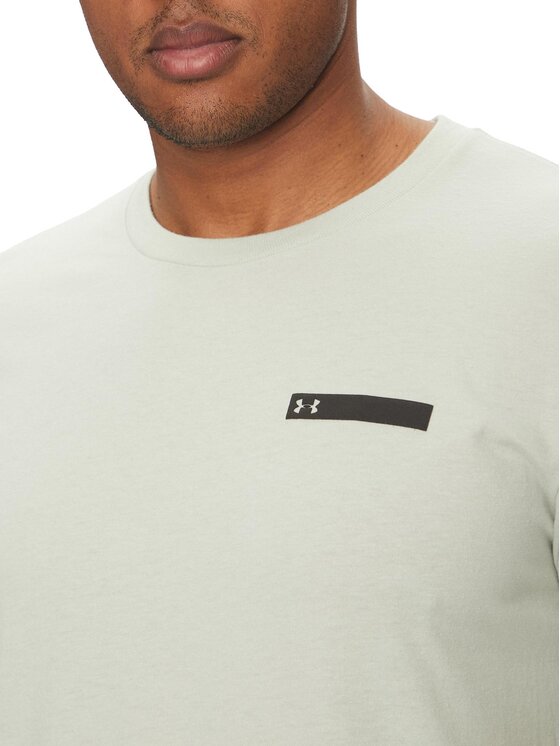 Under Armour Under Armour Majica Strip Logo 1390203 Écru Relaxed Fit