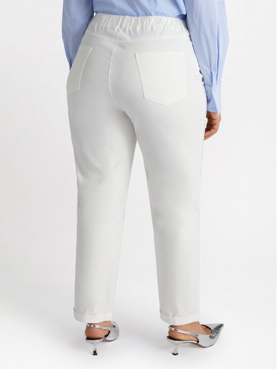 Fiorella Rubino Fiorella Rubino Pantaloni di tessuto P699L002144N011 Bianco Regular Fit