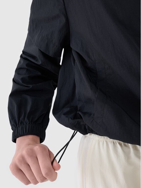 4F 4F Giacca di transizione 4FWSS25TJACF190-20S Nero Oversize