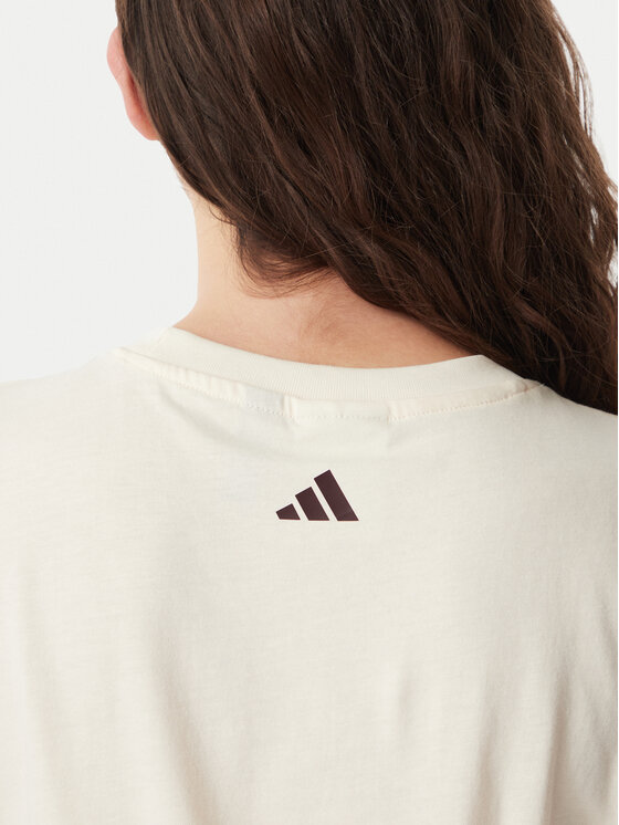 adidas adidas T-Shirt Fram Rio Graphic KR0280 Krémová Regular Fit