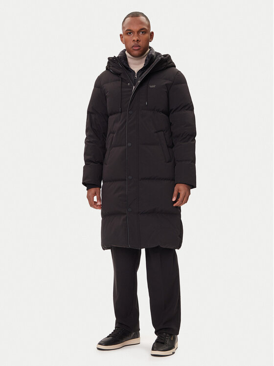 Guess Guess Wintermantel M5BL2H W2742 Schwarz Regular Fit