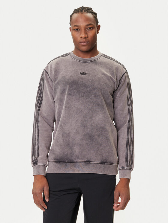adidas adidas Mikina Premium Essentials Retro JD0246 Šedá Loose Fit