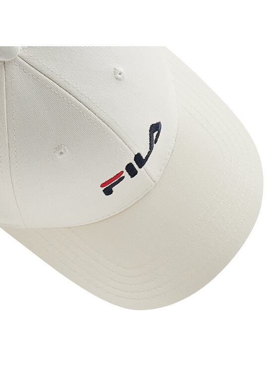 Fila Fila Czapka z daszkiem Brasov 6 Panel Cap With Linear Logo Strap Back FCU0019 Biały