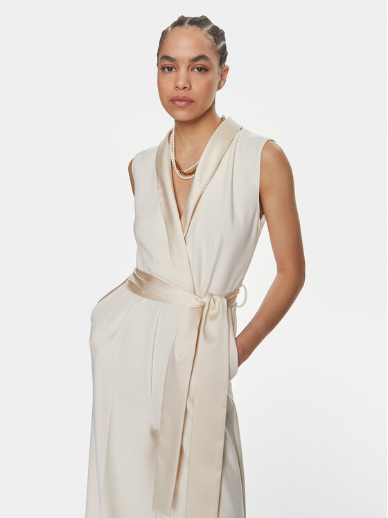 ViCOLO ViCOLO Jumpsuit TB0365 Weiß Regular Fit