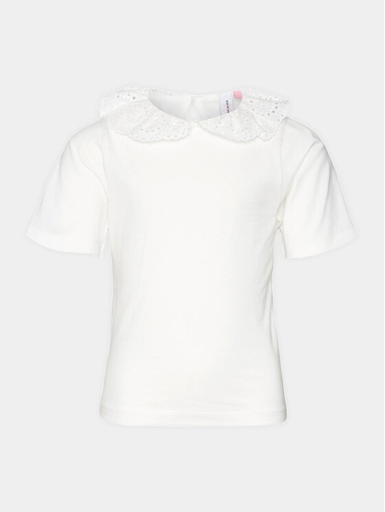 Vero Moda Girl Bluză Panna 10302398 Alb Regular Fit