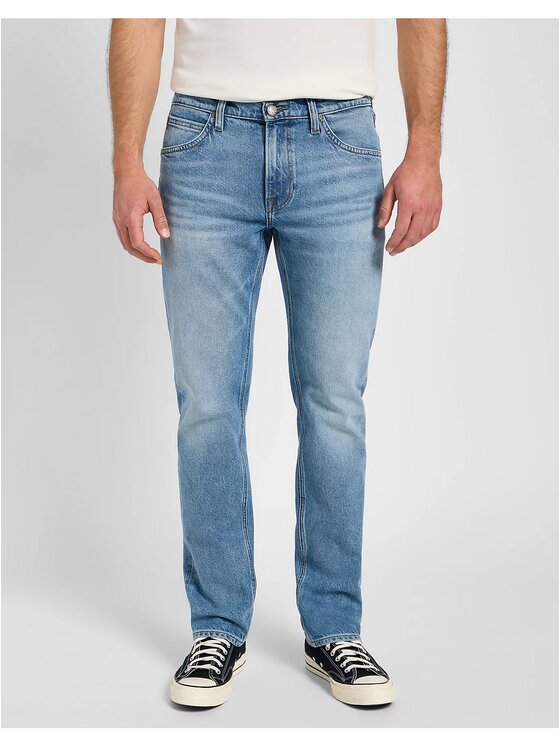 Lee Lee Jeansy DAREN ZIP FLY Niebieski Regular Fit