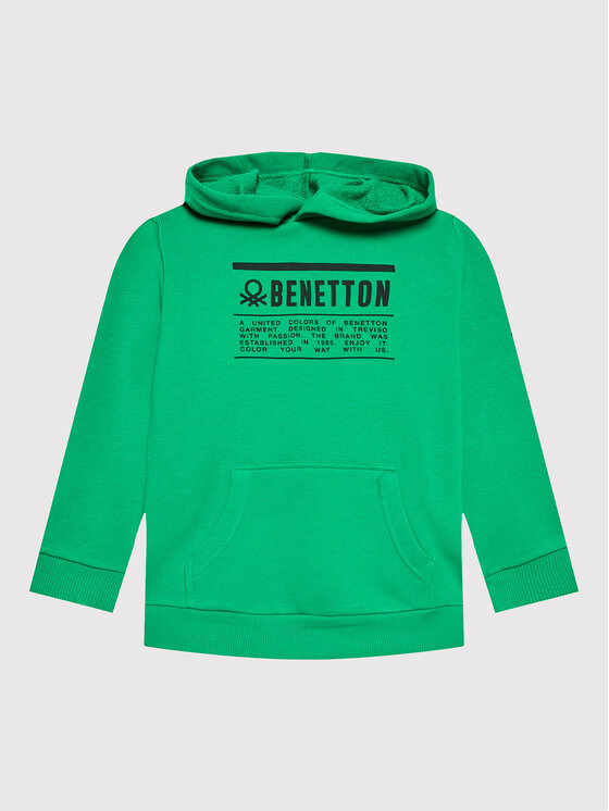 United Colors Of Benetton Bluză 3J68C200V Verde Regular Fit