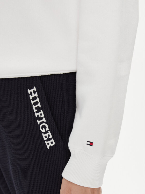 Tommy Hilfiger Tommy Hilfiger Sweatshirt Logo WW0WW39791 Weiß Regular Fit