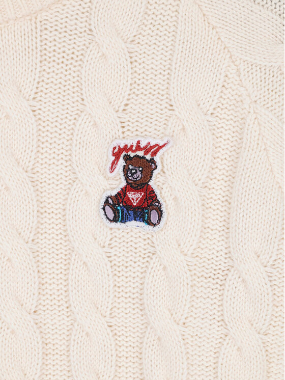 Guess Guess Kampsun H6BR02 Z1648 Kreemjas Regular Fit