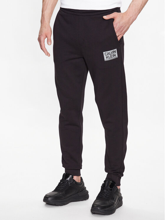 Calvin Klein Jogginghose K10k111875 Schwarz Regular Fit Modivo At