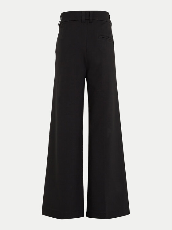 Calvin Klein Jeans Calvin Klein Jeans Riidest püksid IG0IG02690 Must Wide Leg