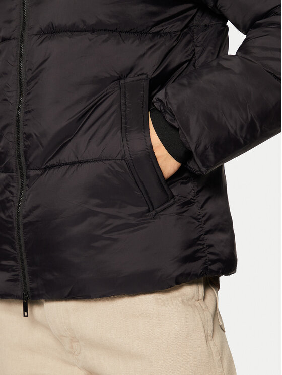 Lindbergh Lindbergh Télikabát 30-303051 Fekete Relaxed Fit