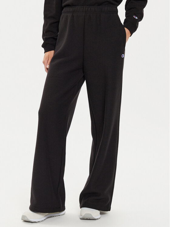 Champion Pantaloni trening 116361 Negru Loose Fit