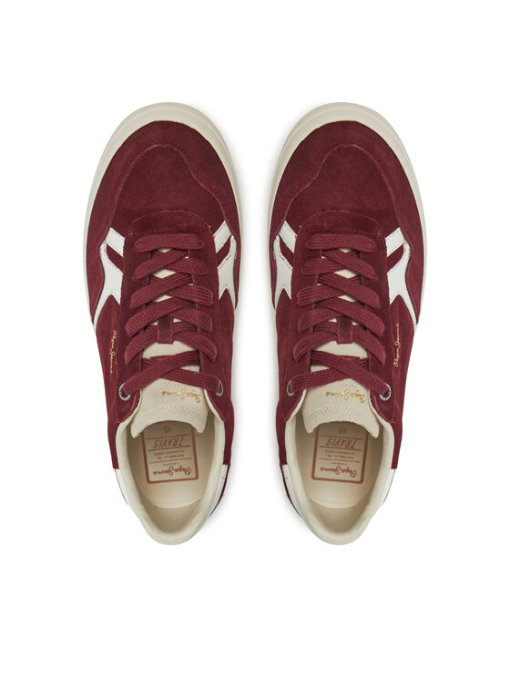Pepe Jeans Pepe Jeans Sneakersy PMS31058 Bordová