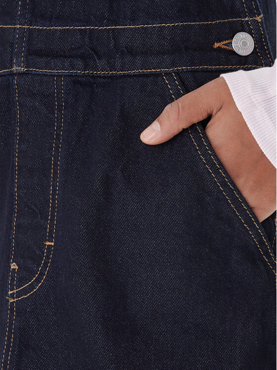 Tommy Jeans Tommy Jeans Džínové šaty DW0DW22555 Tmavomodrá Regular Fit