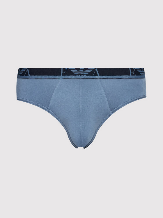Emporio Armani Underwear Emporio Armani Underwear Súprava 3 kusov slipov 111734 1A715 79835 Tmavomodrá
