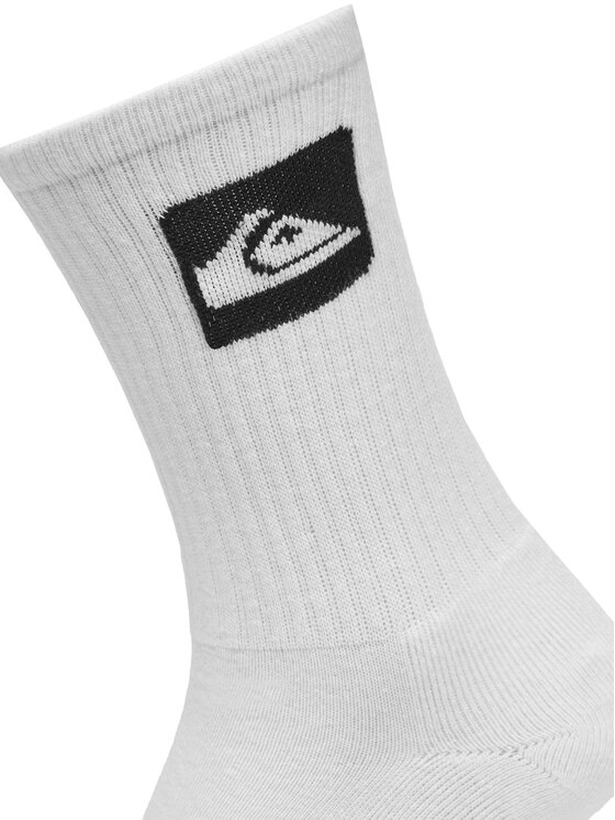 Quiksilver Quiksilver Set od 5 pari unisex visokih čarapa EQYAA04066 Bijela