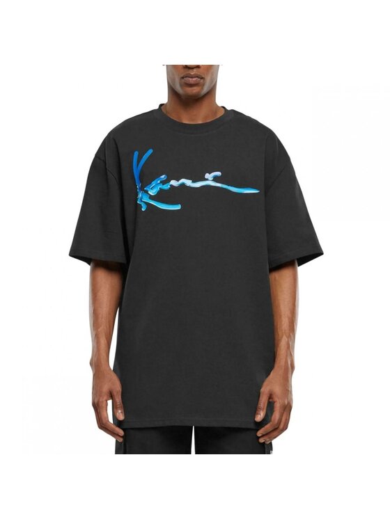 Karl Kani Karl Kani T-shirt WATER SIGNATURE TEE Nero Regular Fit