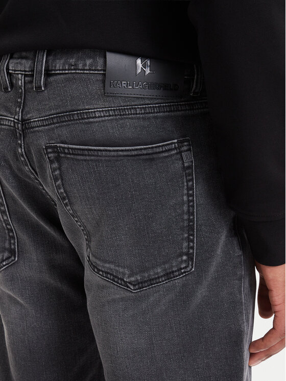 KARL LAGERFELD KARL LAGERFELD Jeansy 265506 564859 Szary ciemny Regular Fit