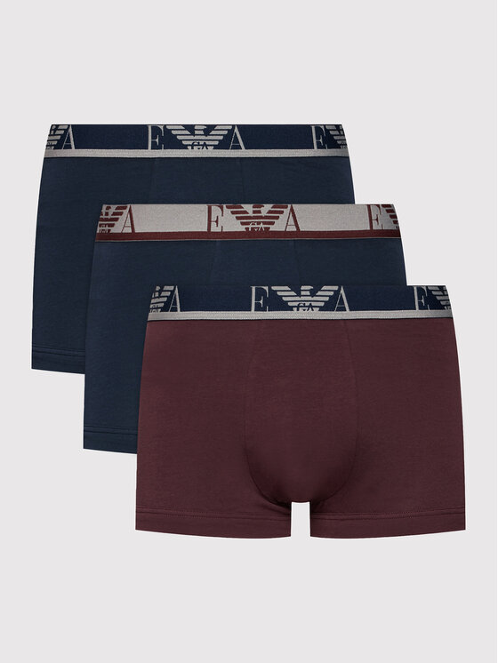 Set di 3 boxer 111357 1A715 79735 Blu scuro