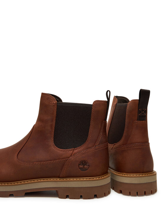 Timberland Timberland Sztyblety Britton Road Mid Chelsea TB0A6A4WEM61 Brązowy